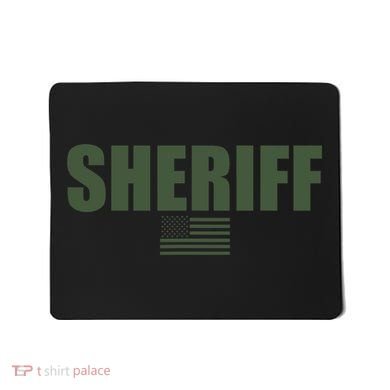Sheriff Od Green On Duty Uniform Mousepad