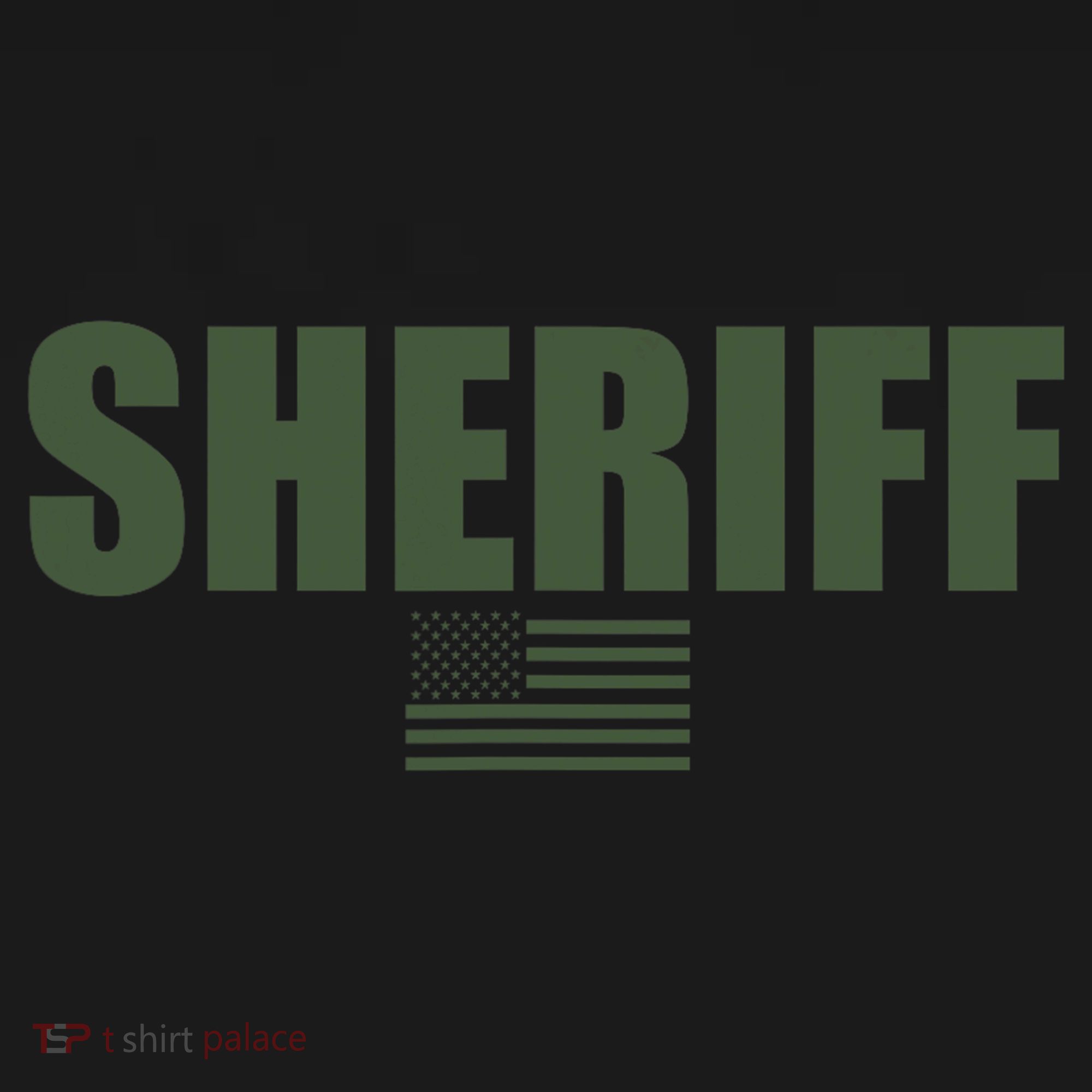 Sheriff Od Green On Duty Uniform Baby Bodysuit