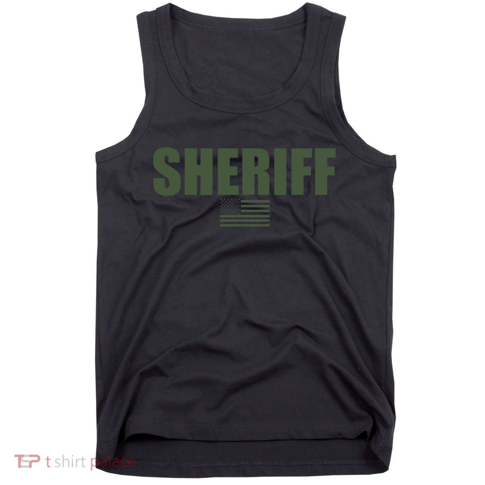 Sheriff Od Green On Duty Uniform Tank Top