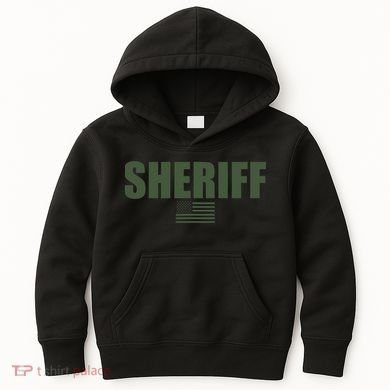Sheriff Od Green On Duty Uniform Kids Hoodie