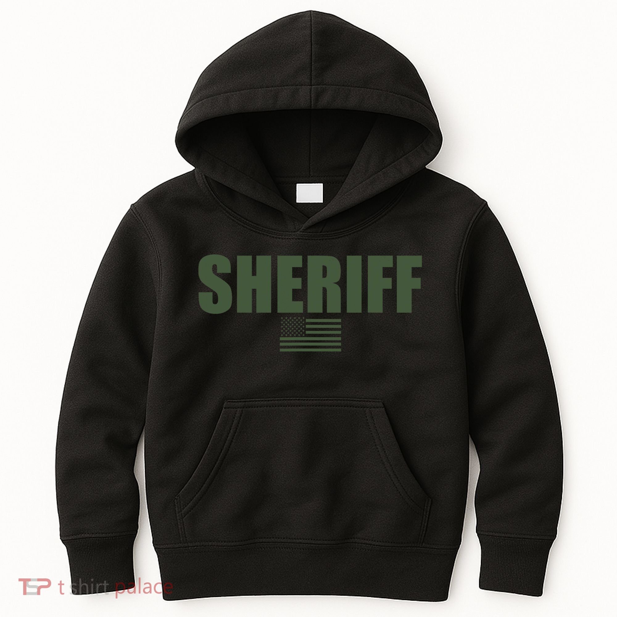 Sheriff Od Green On Duty Uniform Kids Hoodie
