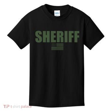 Sheriff Od Green On Duty Uniform Kids T-Shirt