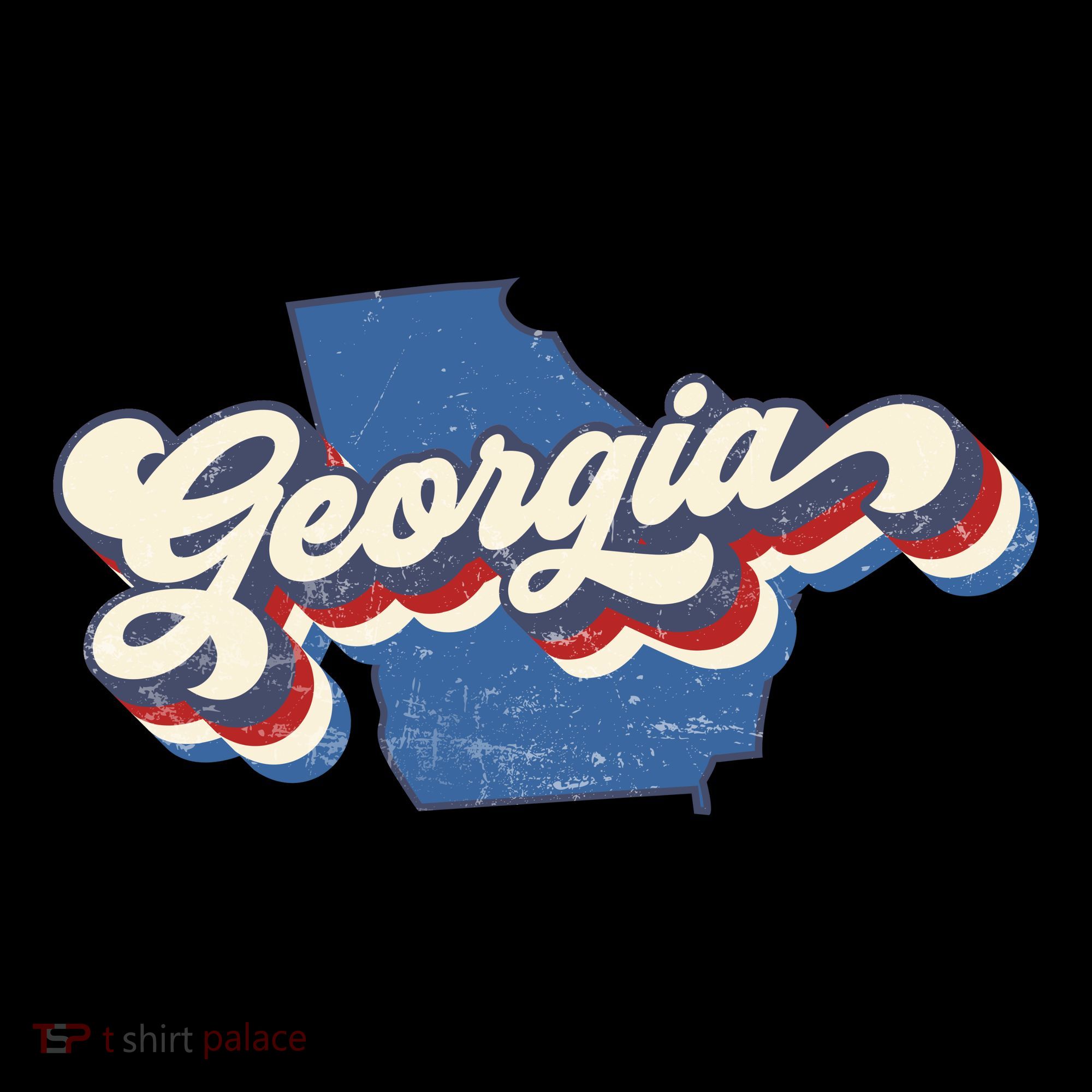 State Of Georgia Retro Logo Coffee Mug