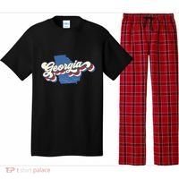 State Of Georgia Retro Logo Pajama Set thumb 0