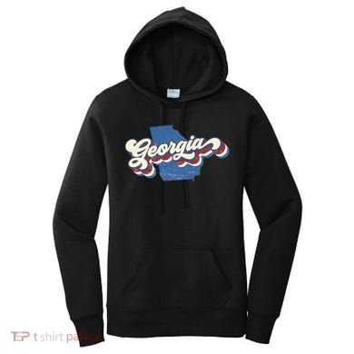 State Of Georgia Retro Logo Women's Hoodie