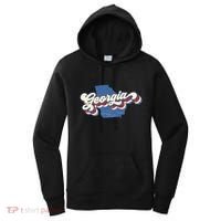 State Of Georgia Retro Logo Women's Hoodie thumb 0