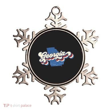 State Of Georgia Retro Logo Ornament
