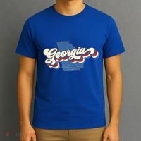 State Of Georgia Retro Logo T-Shirt thumb 3