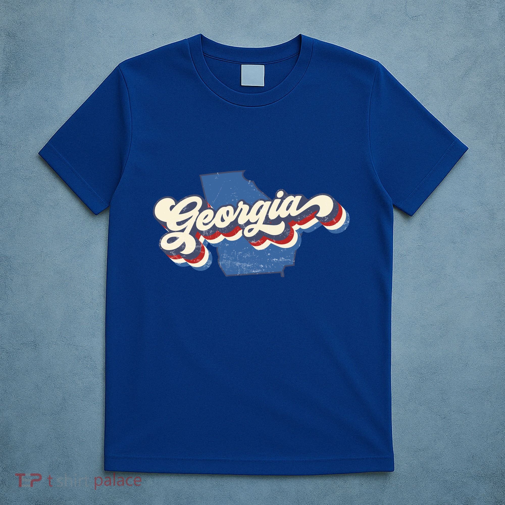 State Of Georgia Retro Logo T-Shirt