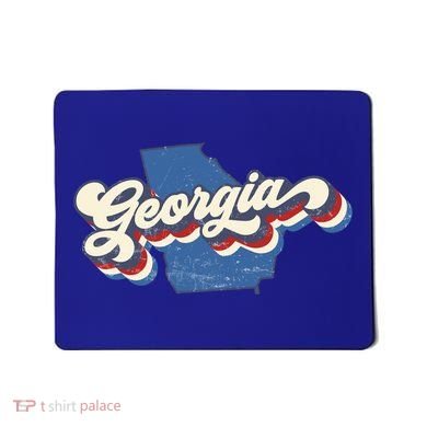 State Of Georgia Retro Logo Mousepad