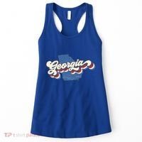 State Of Georgia Retro Logo Women's Tank Top thumb 0