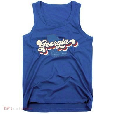 State Of Georgia Retro Logo Tank Top