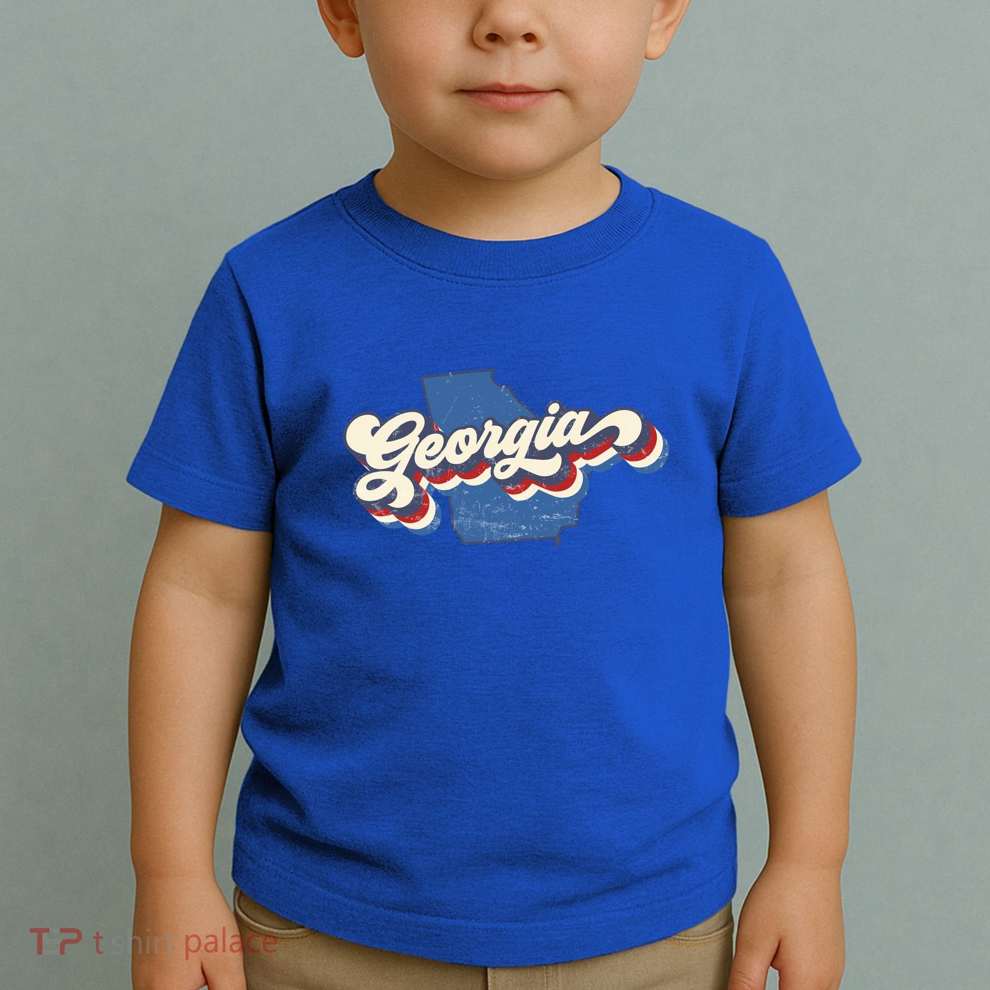 State Of Georgia Retro Logo Toddler T-Shirt