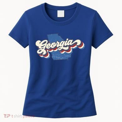 State Of Georgia Retro Logo Women's T-Shirt