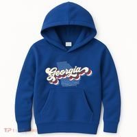 State Of Georgia Retro Logo Kids Hoodie thumb 0