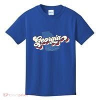 State Of Georgia Retro Logo Kids T-Shirt thumb 0