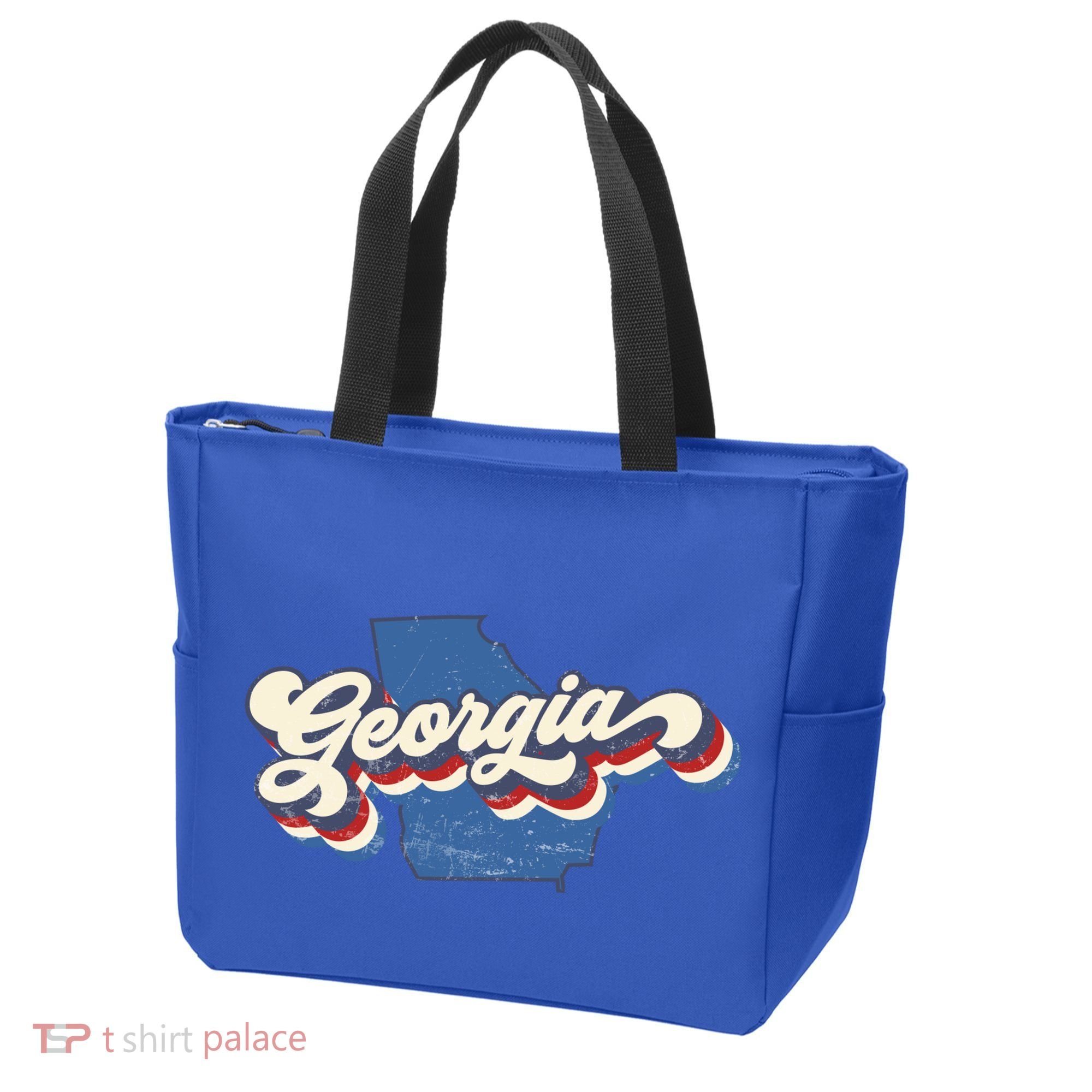 State Of Georgia Retro Logo Tote Bag