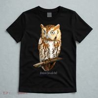 Screech Owl Graphic Birder Wildlife Bird Watching T-Shirt thumb 5