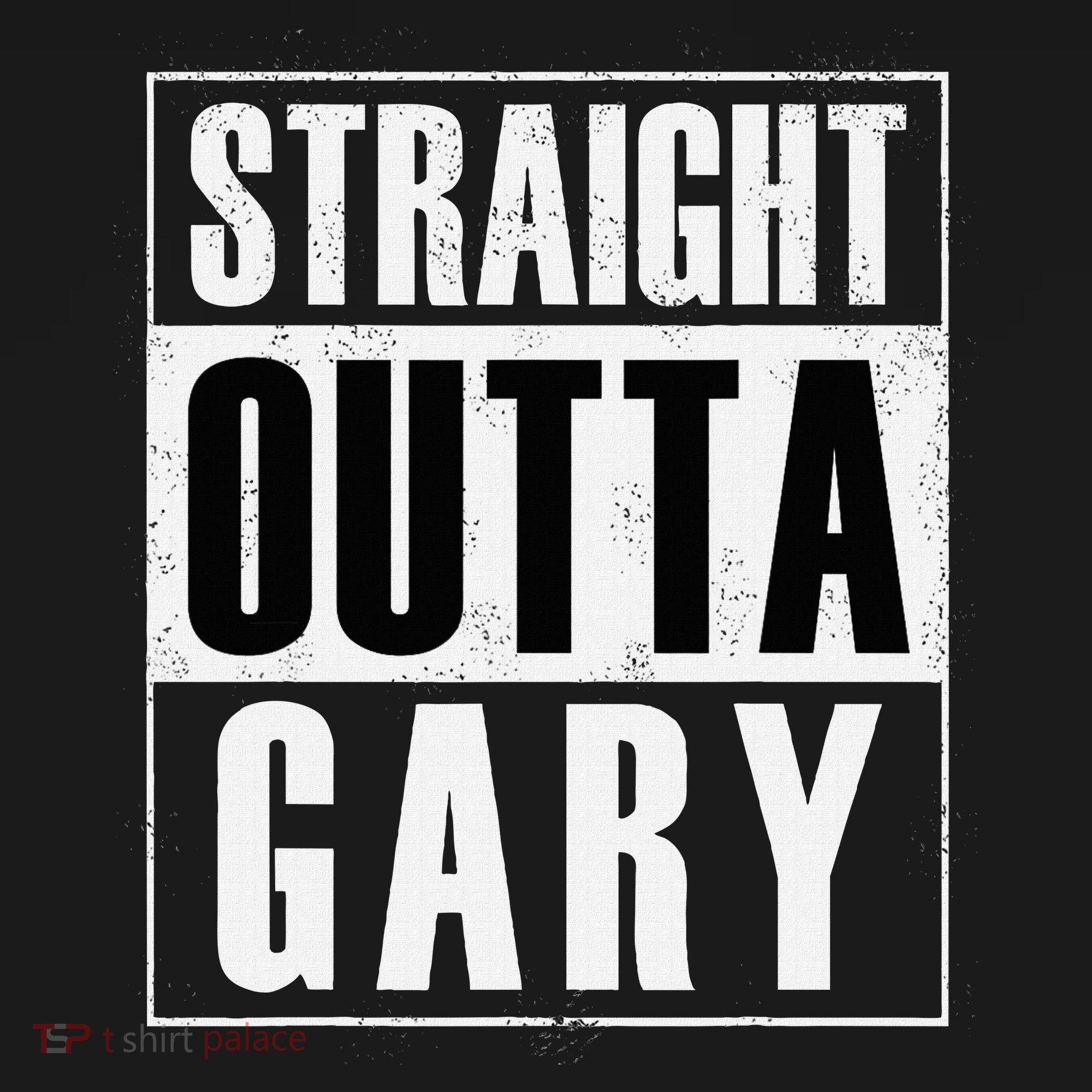 Straight Outta Gary Indiana And In Funny Women's Tank Top