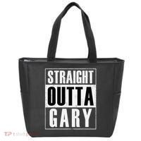Straight Outta Gary Indiana And In Funny Tote Bag thumb 0