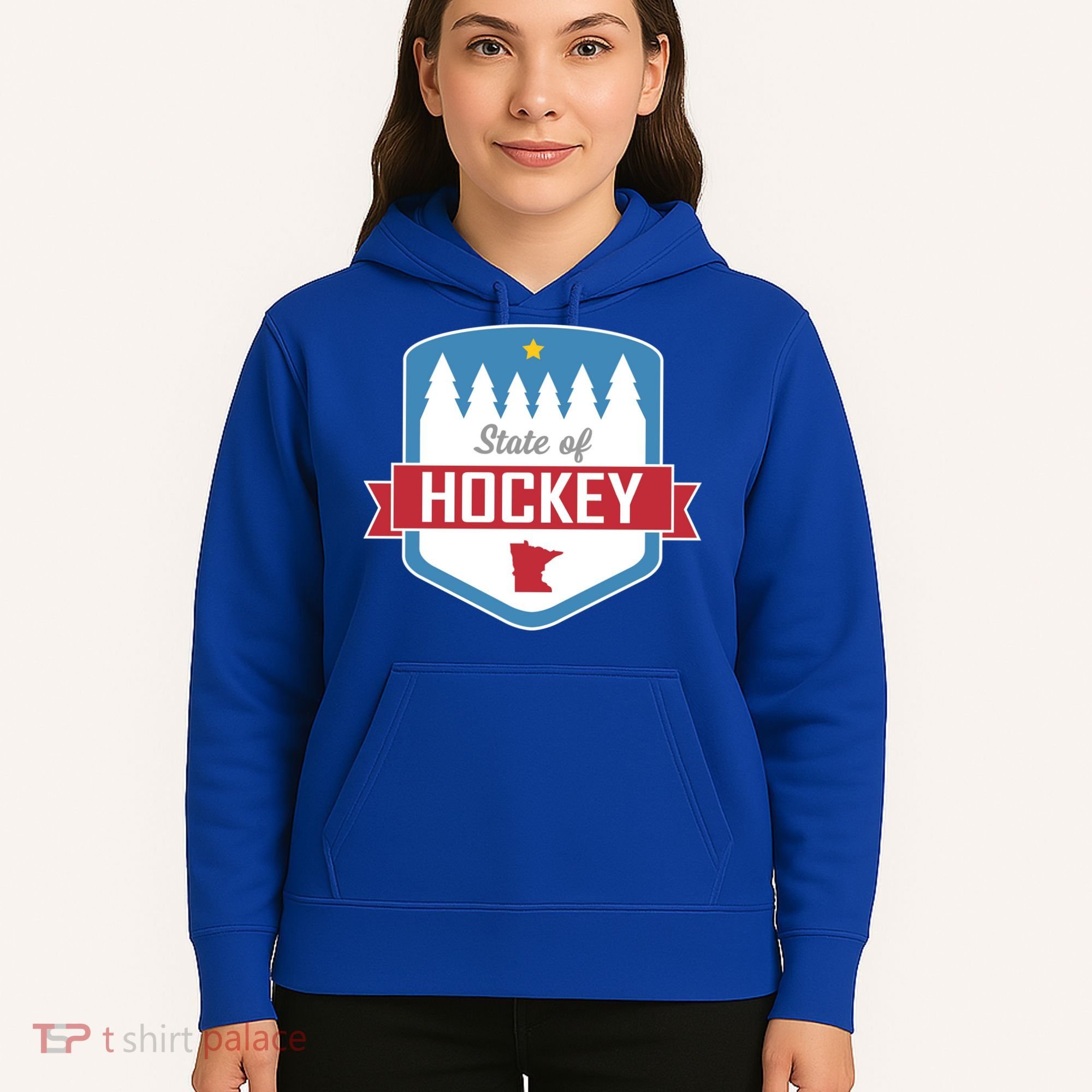 State Of Hockey Minnesota Hoodie