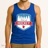 State Of Hockey Minnesota Tank Top thumb 3