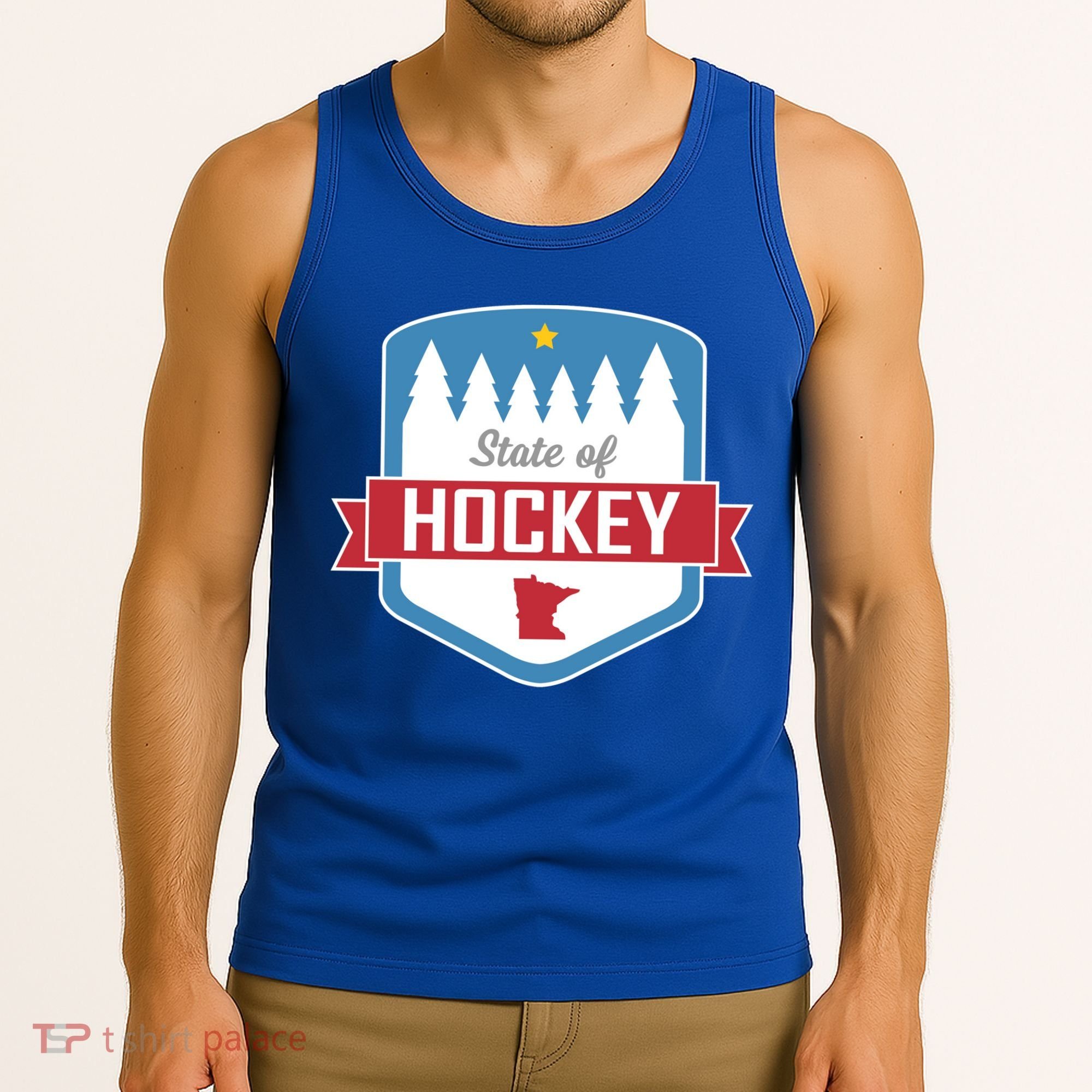 State Of Hockey Minnesota Tank Top