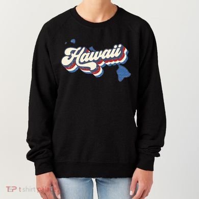State Of Hawaii Retro Logo Women's Sweatshirt