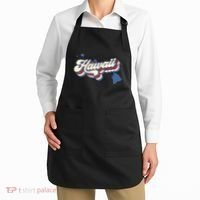State Of Hawaii Retro Logo Apron thumb 2