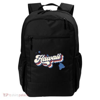 State Of Hawaii Retro Logo Backpack