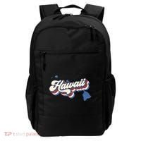 State Of Hawaii Retro Logo Backpack thumb 0