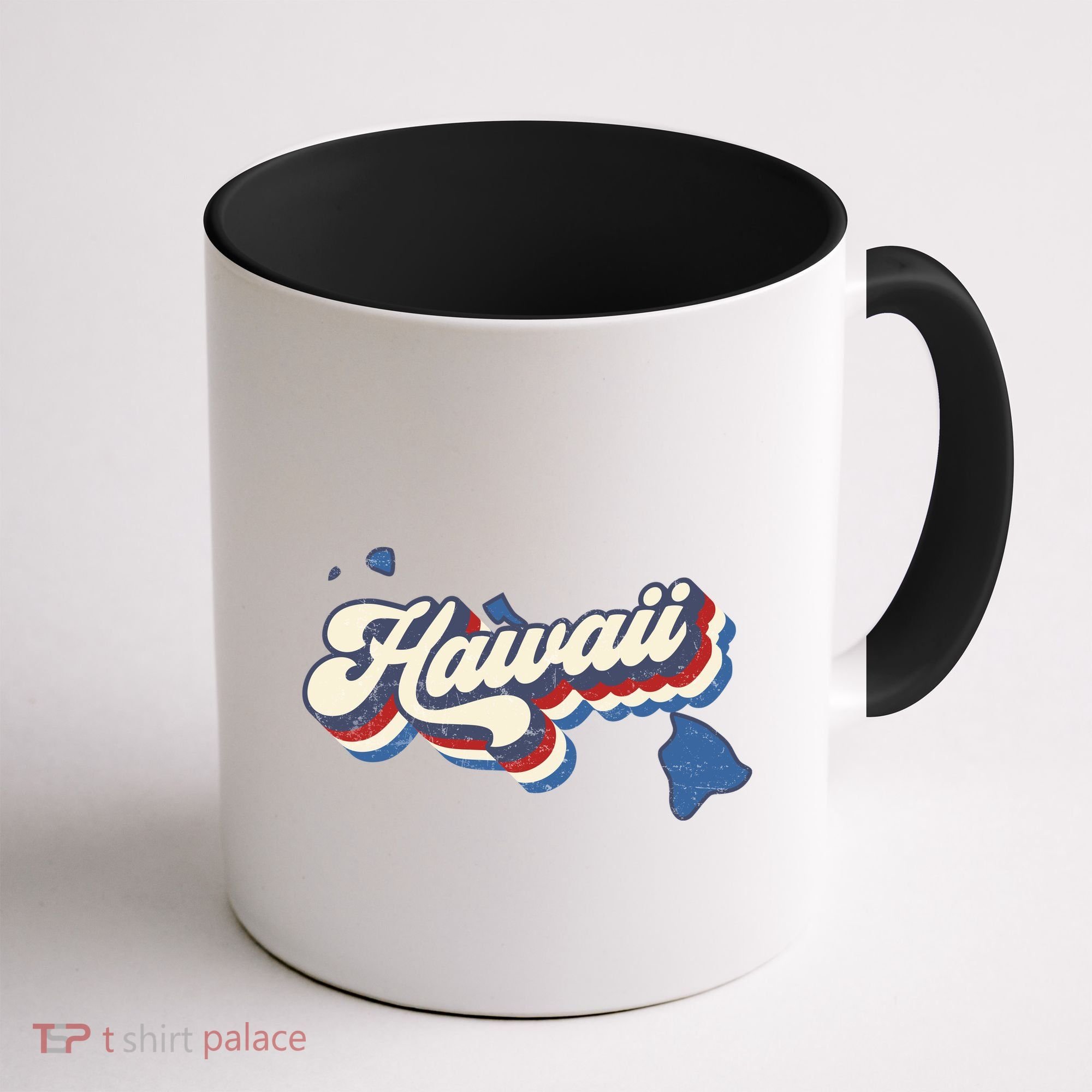 State Of Hawaii Retro Logo Coffee Mug
