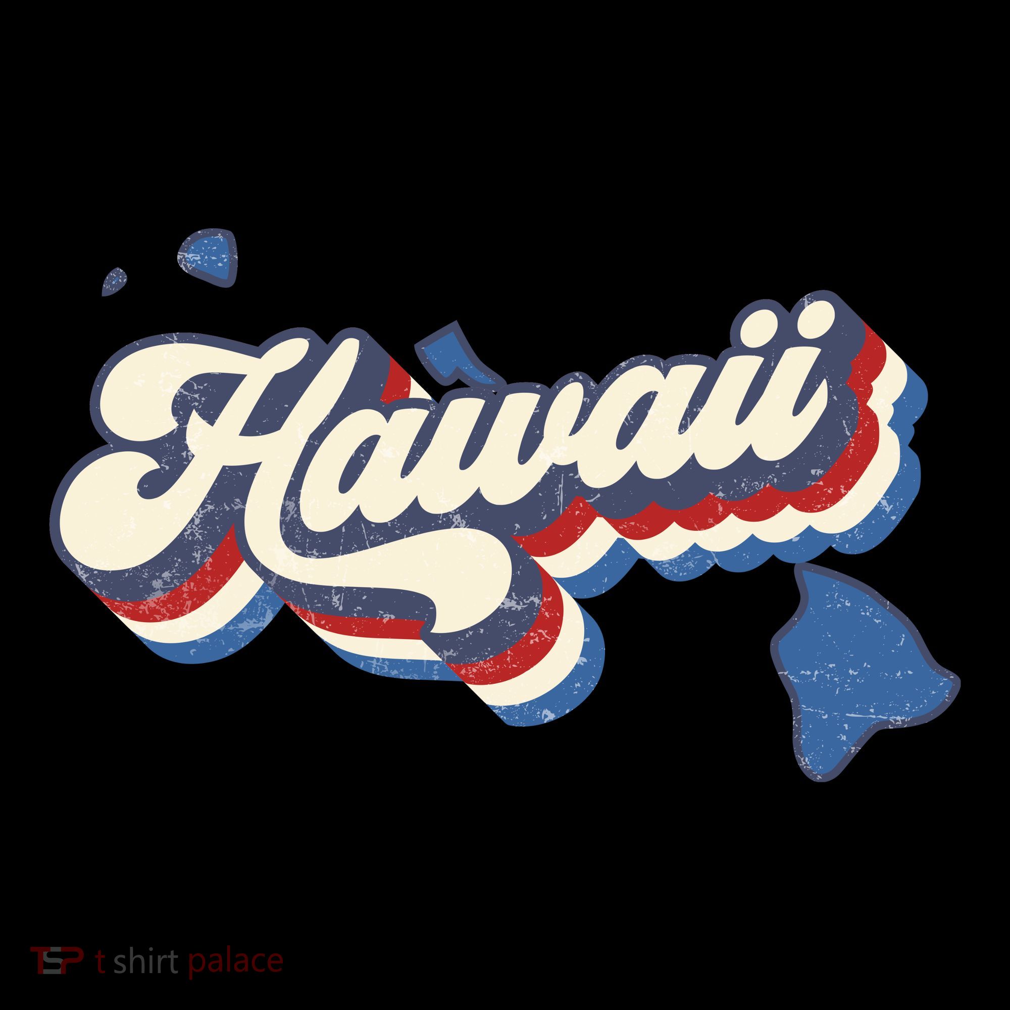 State Of Hawaii Retro Logo Coffee Mug