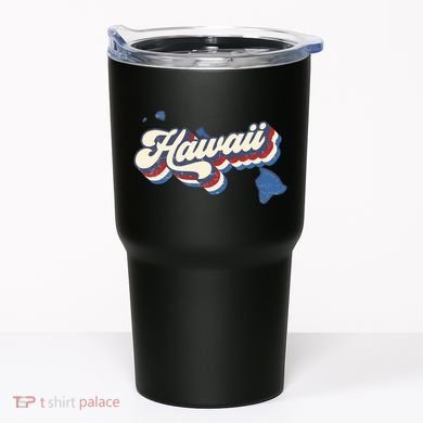 State Of Hawaii Retro Logo Tumbler