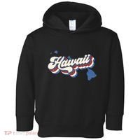 State Of Hawaii Retro Logo Toddler Hoodie thumb 0