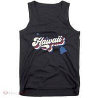 State Of Hawaii Retro Logo Tank Top thumb 0
