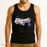 State Of Hawaii Retro Logo Tank Top thumb 3