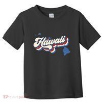 State Of Hawaii Retro Logo Toddler T-Shirt thumb 0