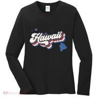 State Of Hawaii Retro Logo Women's Long Sleeve Shirt thumb 0