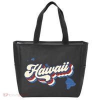 State Of Hawaii Retro Logo Tote Bag thumb 0