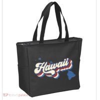 State Of Hawaii Retro Logo Tote Bag thumb 2