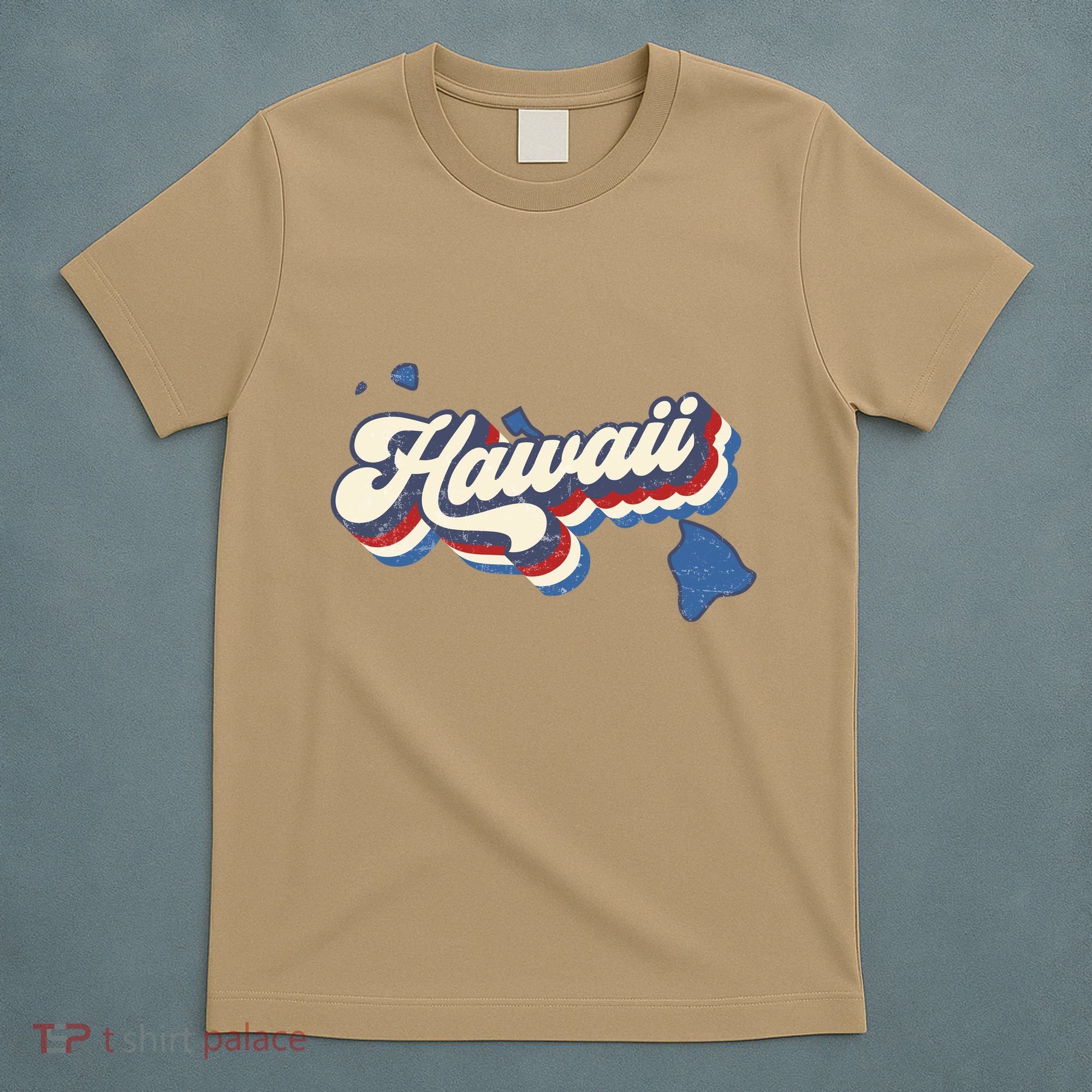 State Of Hawaii Retro Logo T-Shirt