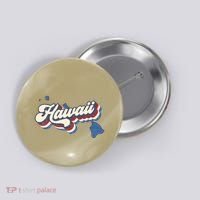 State Of Hawaii Retro Logo Button thumb 0