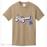 State Of Hawaii Retro Logo Kids T-Shirt thumb 0