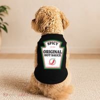 Spicy Original Hot Sauce Condiment Costume Party Matching Doggie Tank thumb 2