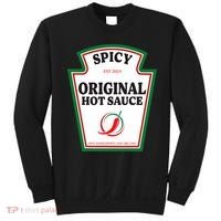 Spicy Original Hot Sauce Condiment Costume Party Matching Sweatshirt thumb 0