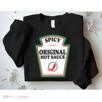 Spicy Original Hot Sauce Condiment Costume Party Matching Sweatshirt thumb 2