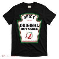Spicy Original Hot Sauce Condiment Costume Party Matching T-Shirt thumb 0