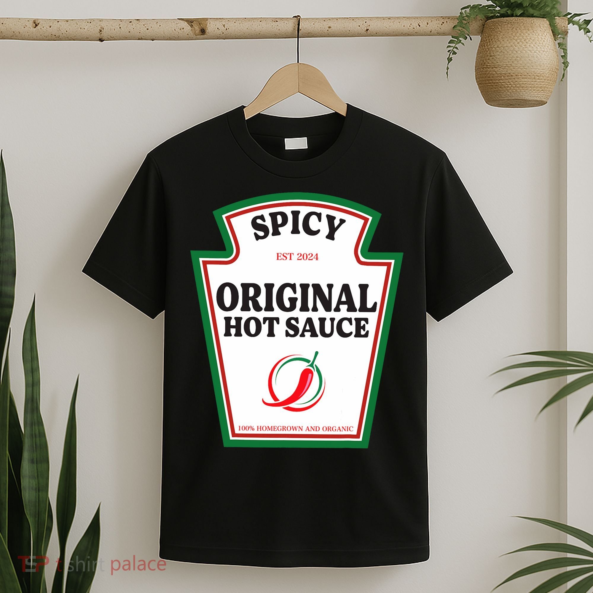 Spicy Original Hot Sauce Condiment Costume Party Matching T-Shirt