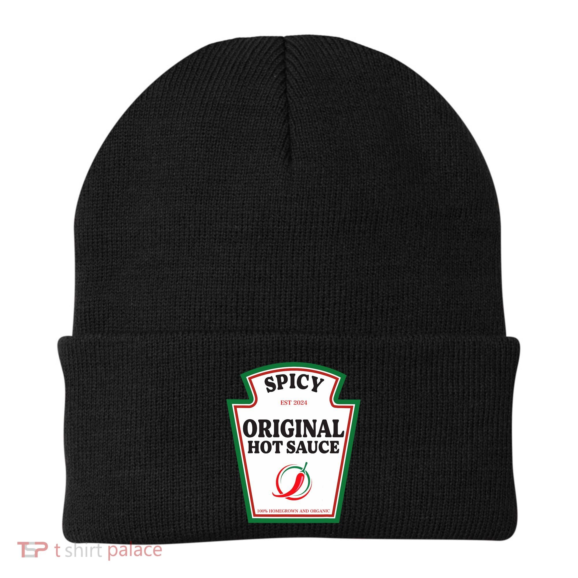 Spicy Original Hot Sauce Condiment Costume Party Matching Beanie